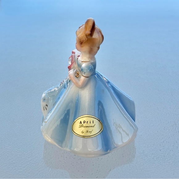 Josef Originals April Birthstone Porcelain Doll Collectible Figurine - Picture 4 of 9